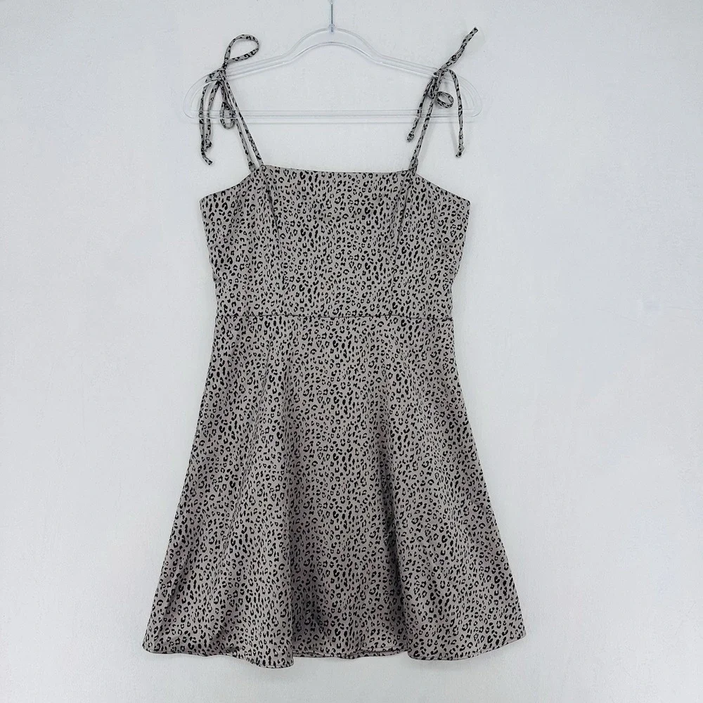 Lola and Grace Mini Fit and Flare Dress Womens Size XS Roan Pattern Animal Print